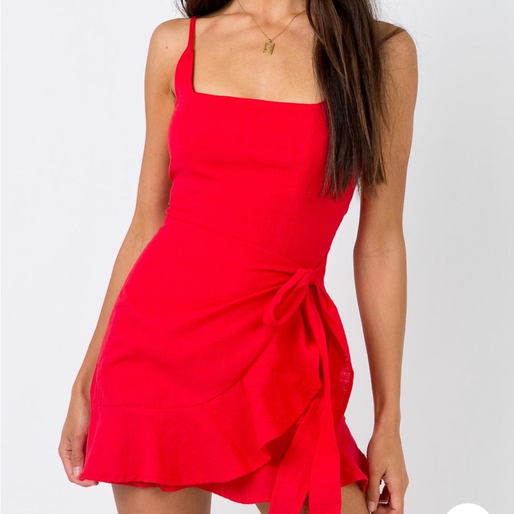 Red dress